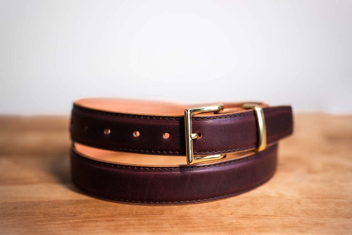 Dress Belt - Bordeaux