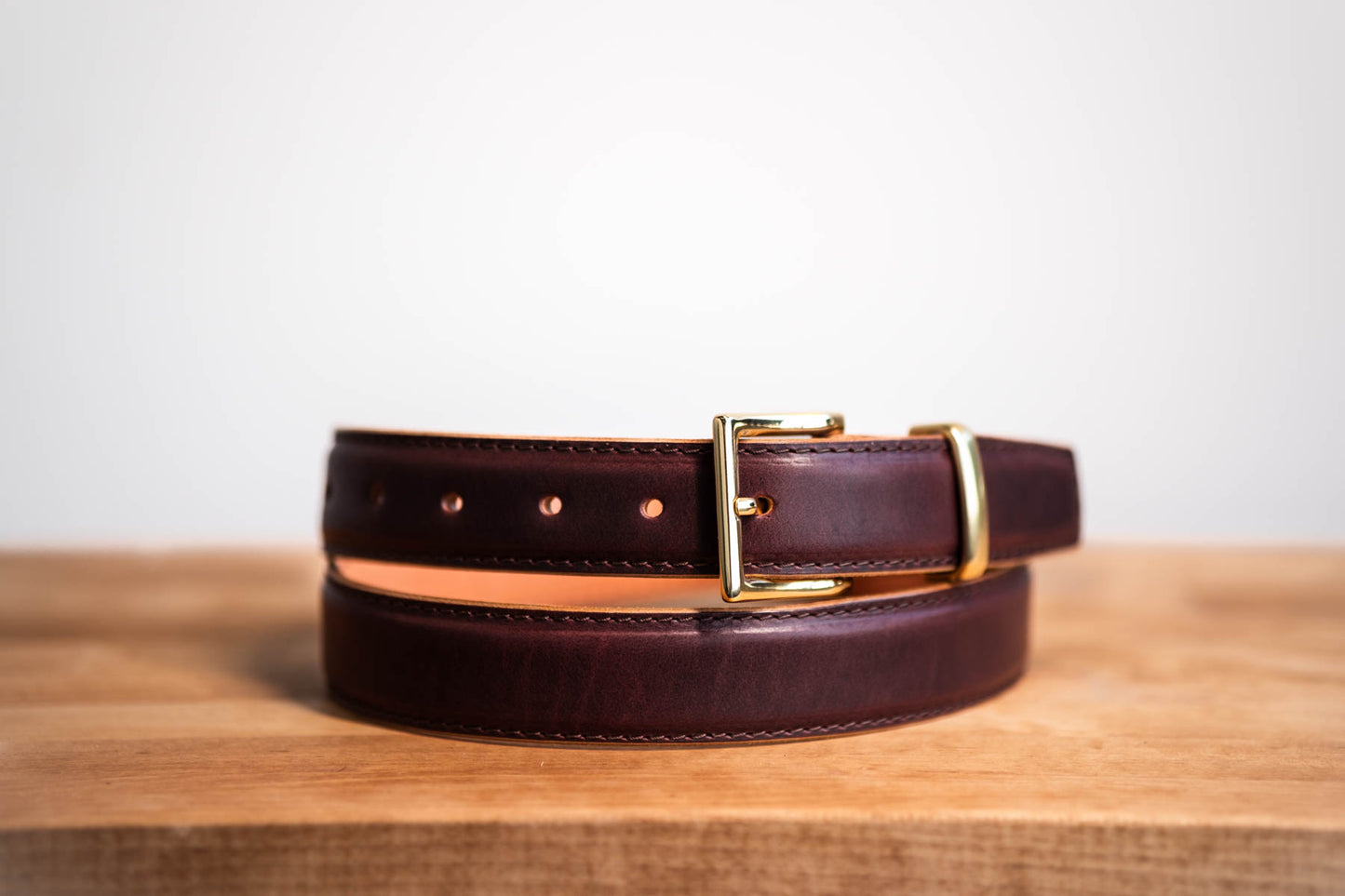 Dress Belt - Bordeaux